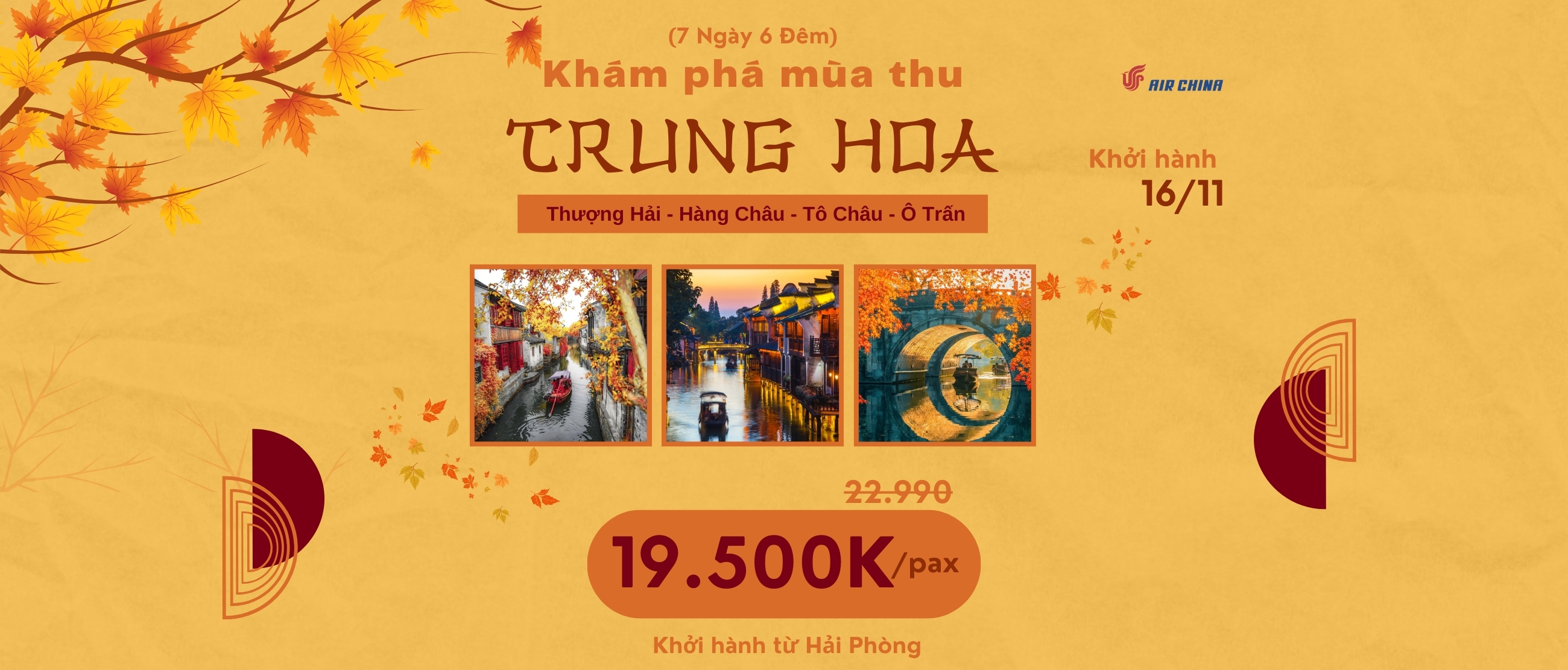 Khuyễn mãi tour mùa thu