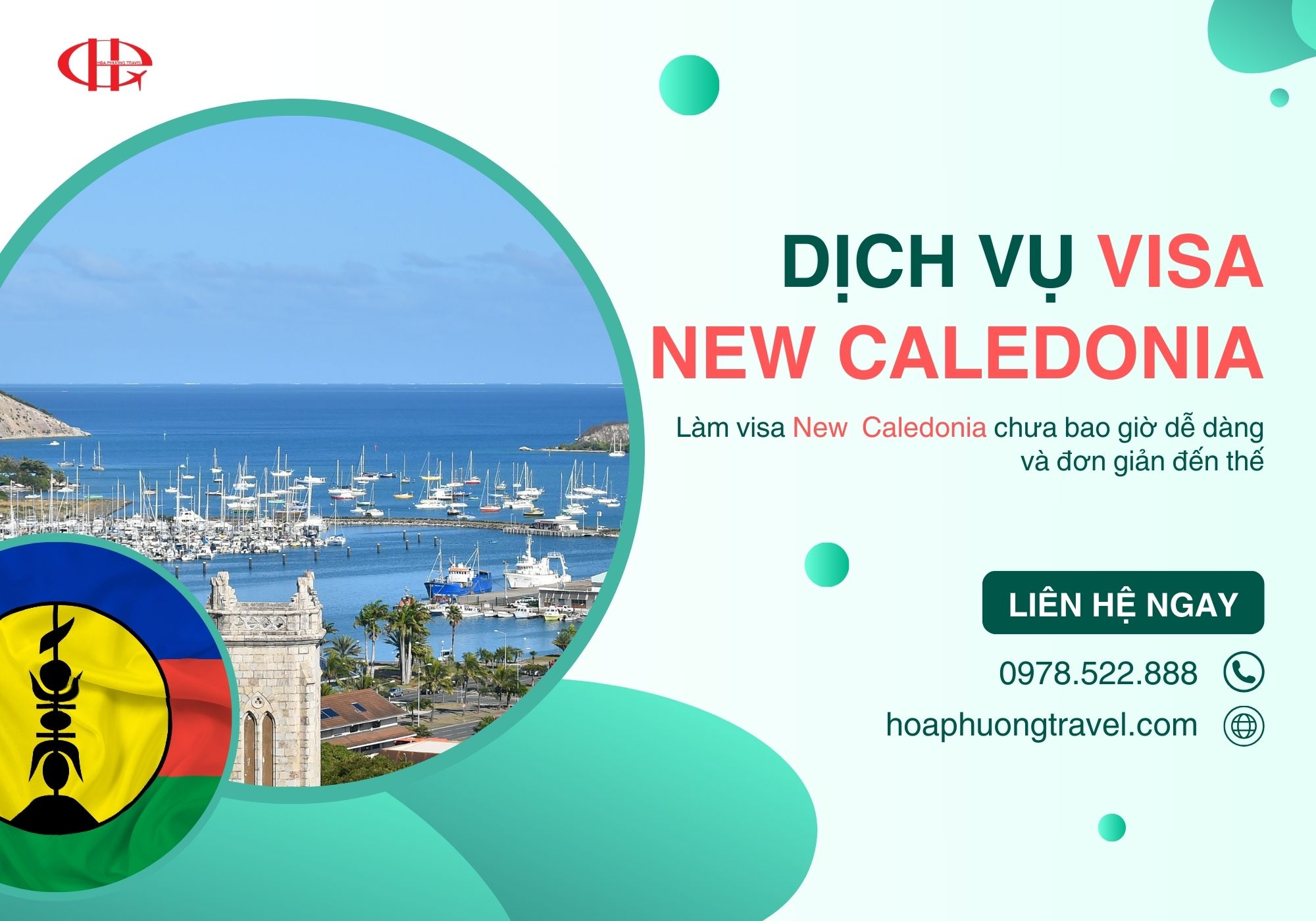 DỊCH VỤ XIN VISA NEW CALEDONIA DU LỊCH & CÔNG TÁC