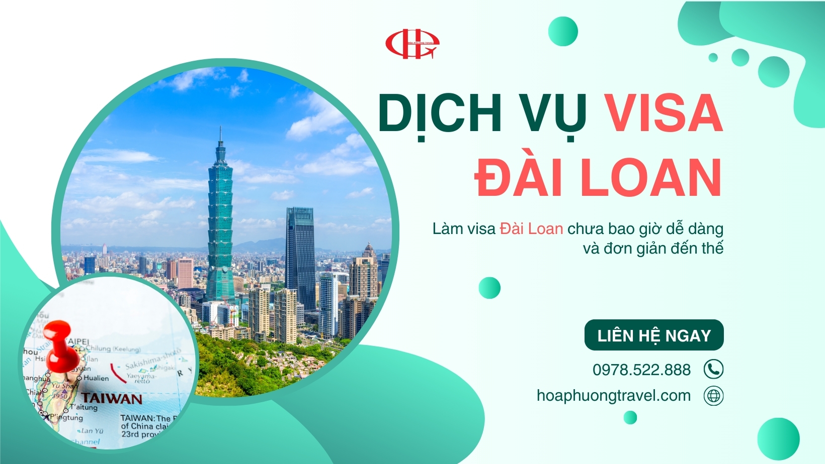 DỊCH VỤ LÀM VISA ĐÀI LOAN CỦA DU LỊCH HOA PHƯỢNG